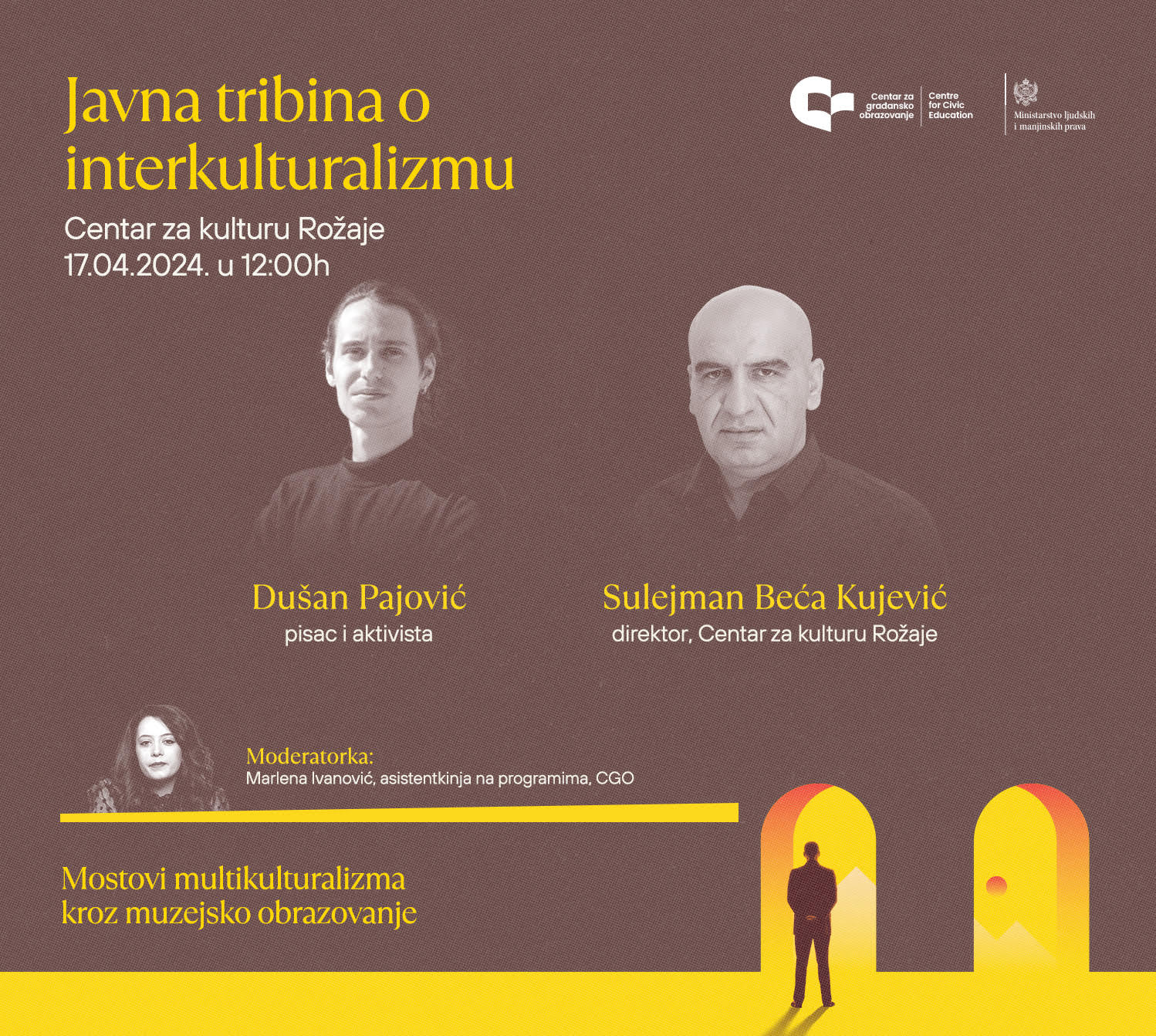 CGO: Javna tribina o interkulturalizmu sjutra u Rožajama