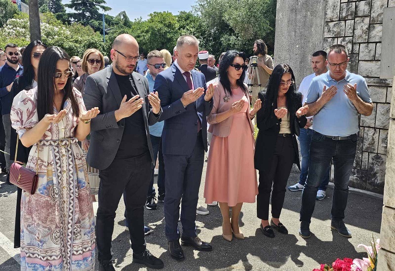 Delegacija Bošnjačke stranke prisustvovala obilježavanju 32. godišnjice od zločina deportacije u Herceg Novom