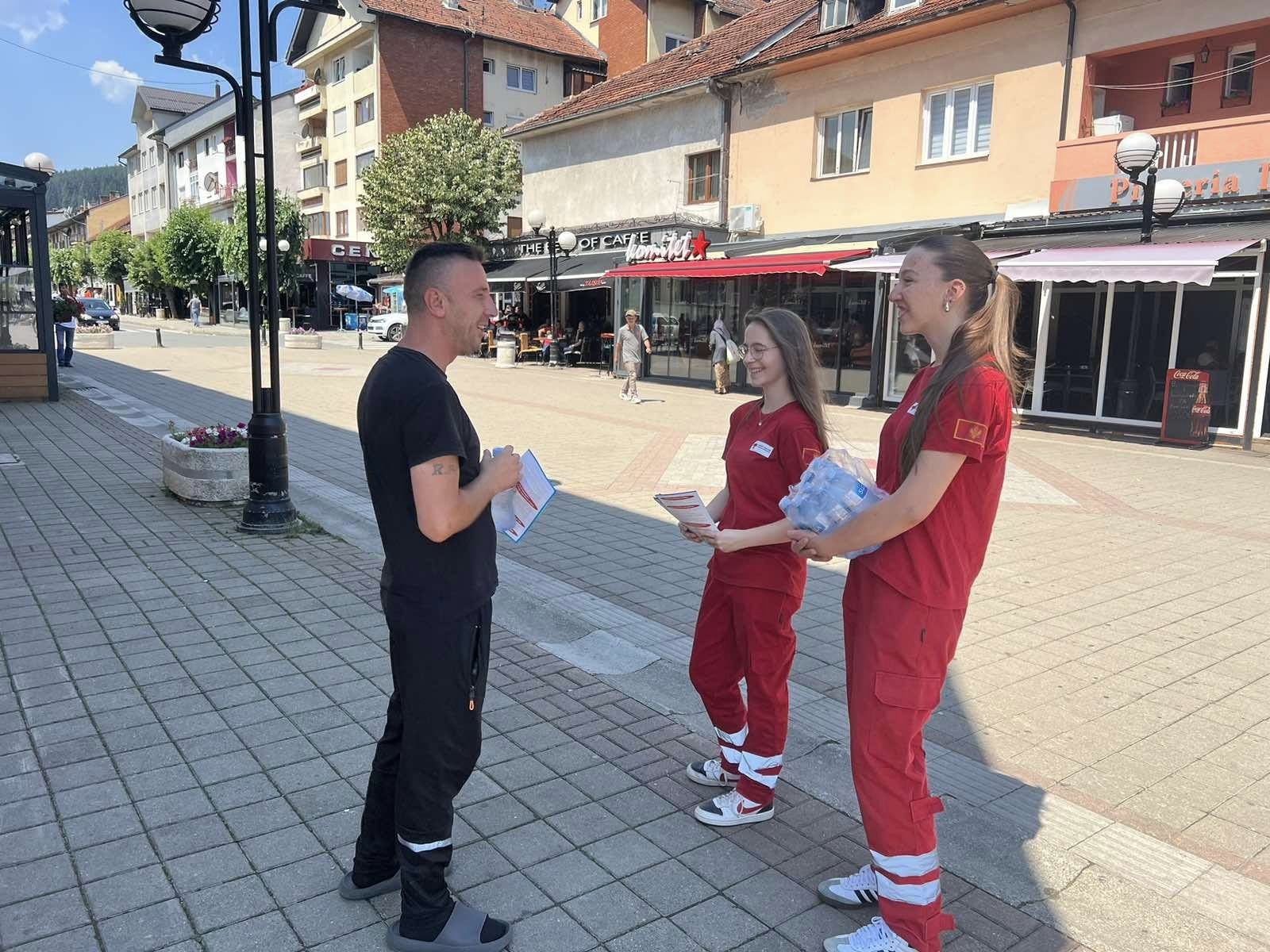 Rožaje: Volonteri Crvenog krsta u akciji zaštite zdravlja građana