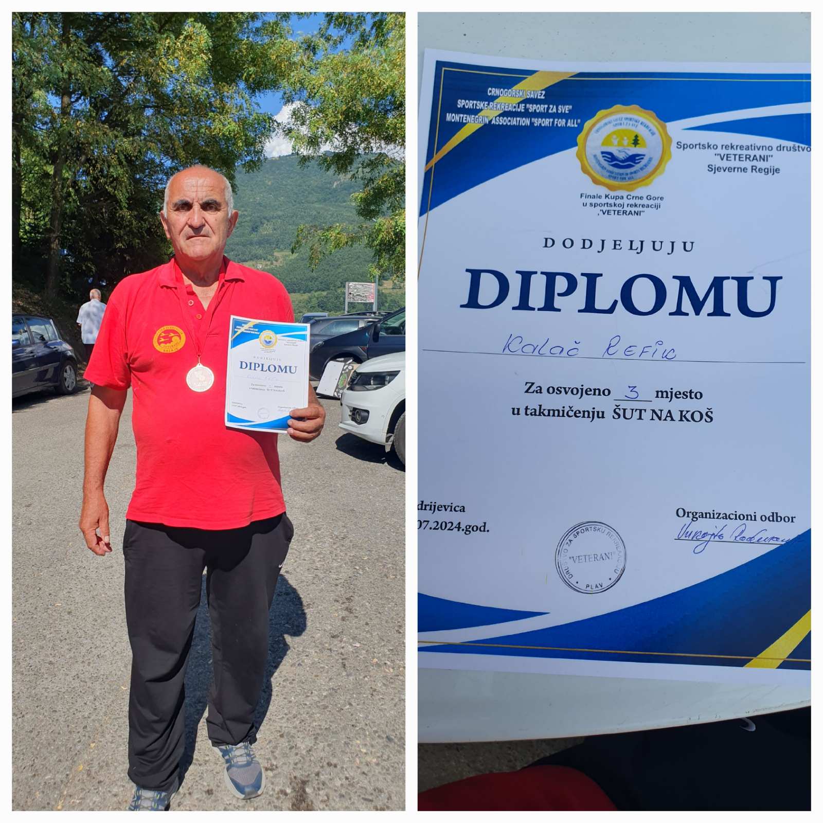Veterani Rožaja osvojili medalju i priznanja na takmičenju u Andrijevici