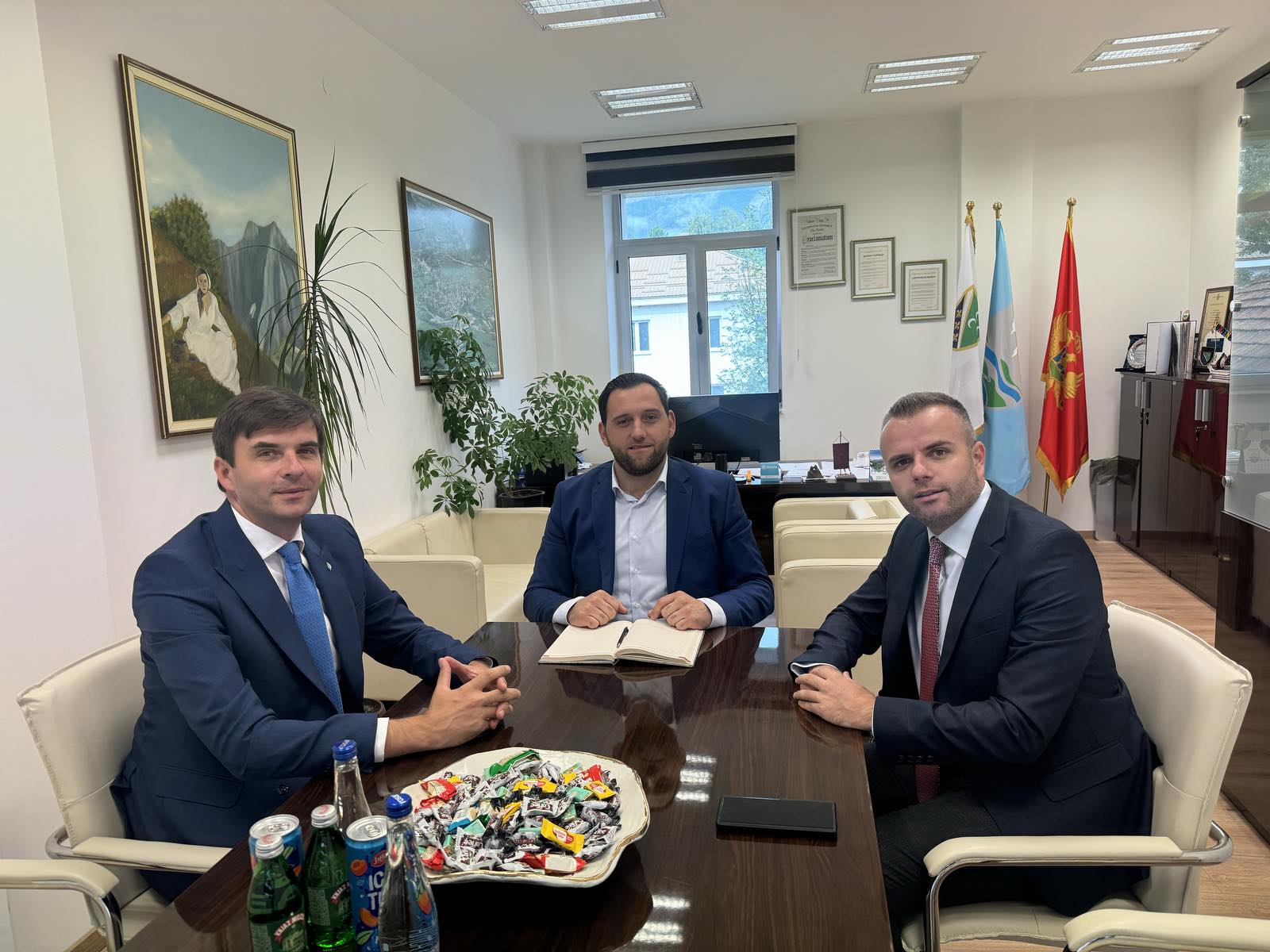 Ministar dijaspore Mirsad Azemović posjetio je Opštinu Gusinje
