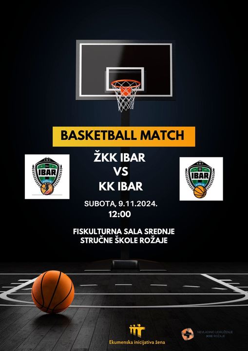 Košarkaši i košarkašice Ibra sutra rivali na terenu