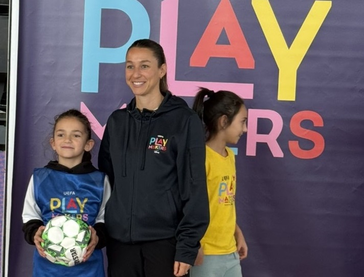Mlada fudbalerka Lina Mujević pokazala preciznost i talenat na Playmakers događaju u Podgorici