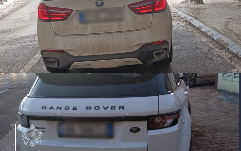 GP Dračenovac i GP Božaj: Crnogorska policija oduzela dva luksuzna automobila od stranih državljana