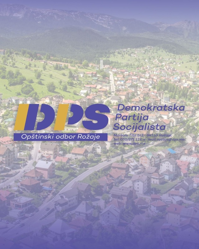 DPS Rožaje: Sramne optužbe na račun Đukanovića ne čude od posluge četničkog vojvode