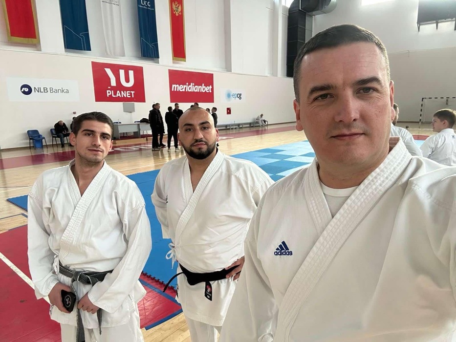 Škrijelj, Kalender i Huremović prisustvovali seminaru Karate saveza Crne Gore