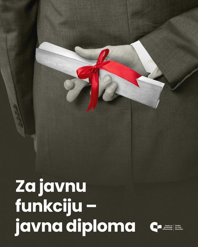 CGO: Obrazovni integritet funkcionera mora biti provjerljiv i javan