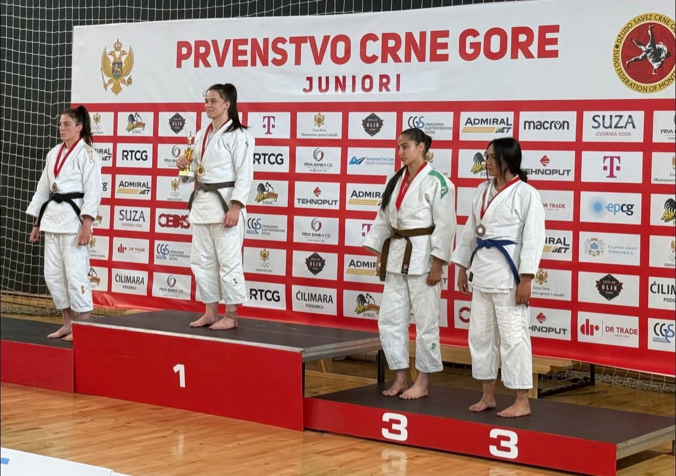 Aiša Nurković vicešampionka Crne Gore na juniorskom prvenstvu!