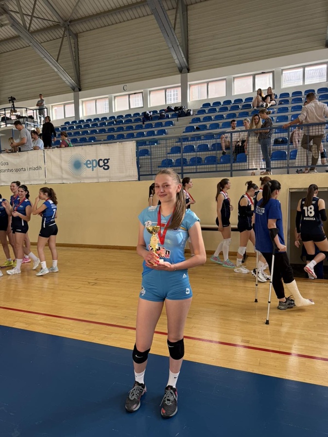 Rožajka u vrhu crnogorske odbojke: Nikoleta Magdelinić najbolji libero prvenstva