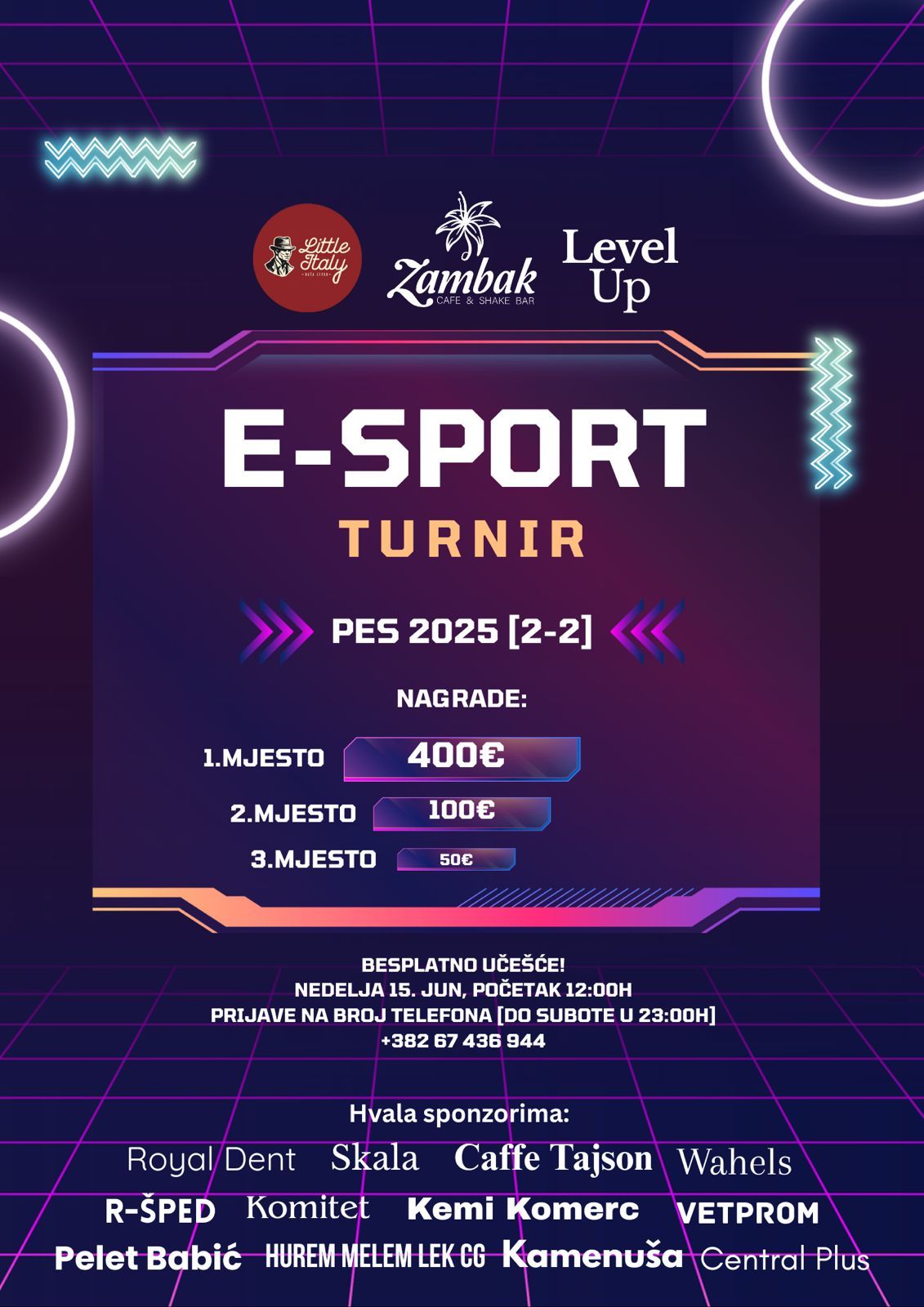 E-sport turnir sa jasnom porukom: Bez kocke – kroz sport i zabavu!