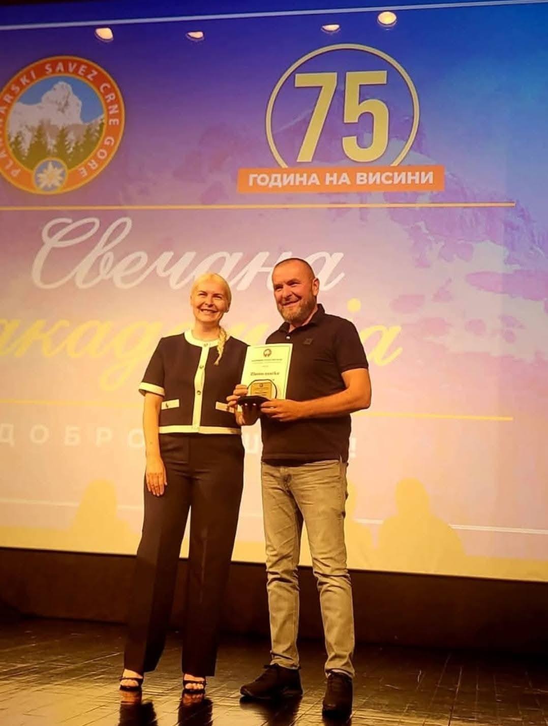 Počasno priznanje za život posvećen planini: Mithatu Mihu Pepiću uručena značajna nagrada Planinarskog saveza Crne Gore