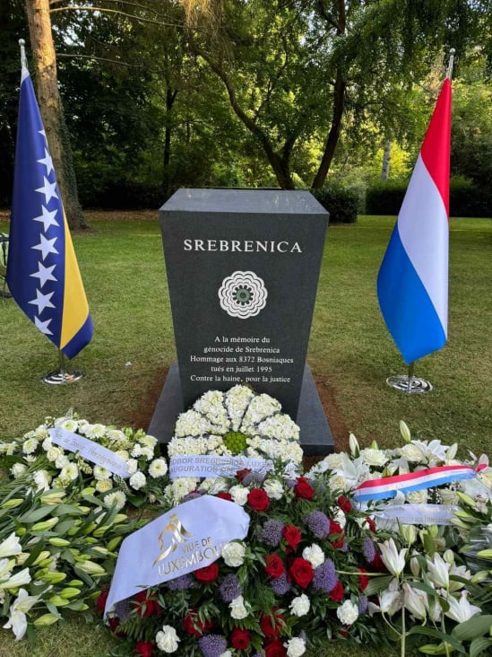 U Luksemburgu otkriven spomenik žrtvama genocida u Srebrenici