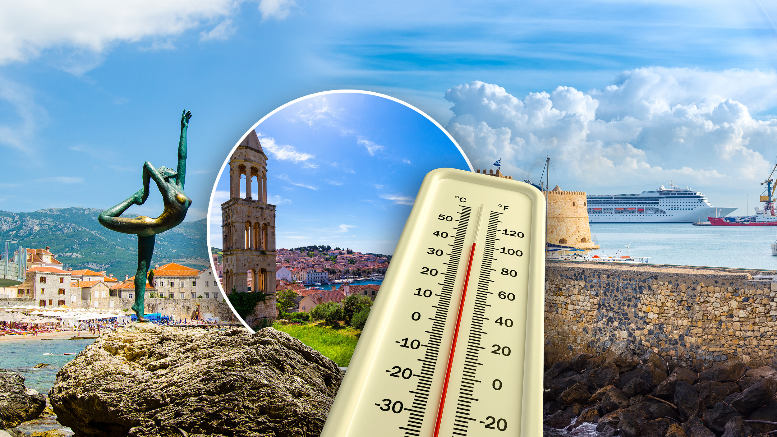 Promjenljivo oblačno uz slabu kišu, najviša dnevna do 32 stepena