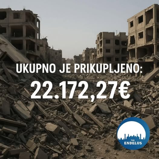 Rožaje: U toku akcije “Rožaje za Palestinu” prikupljeno 22. 172, 27 eura