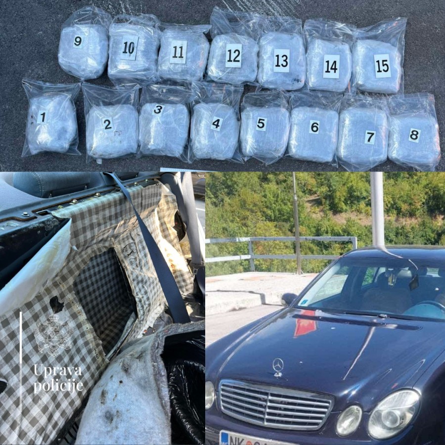 Na GP Dračenovac policija oduzela 16,5 kilograma marihuane