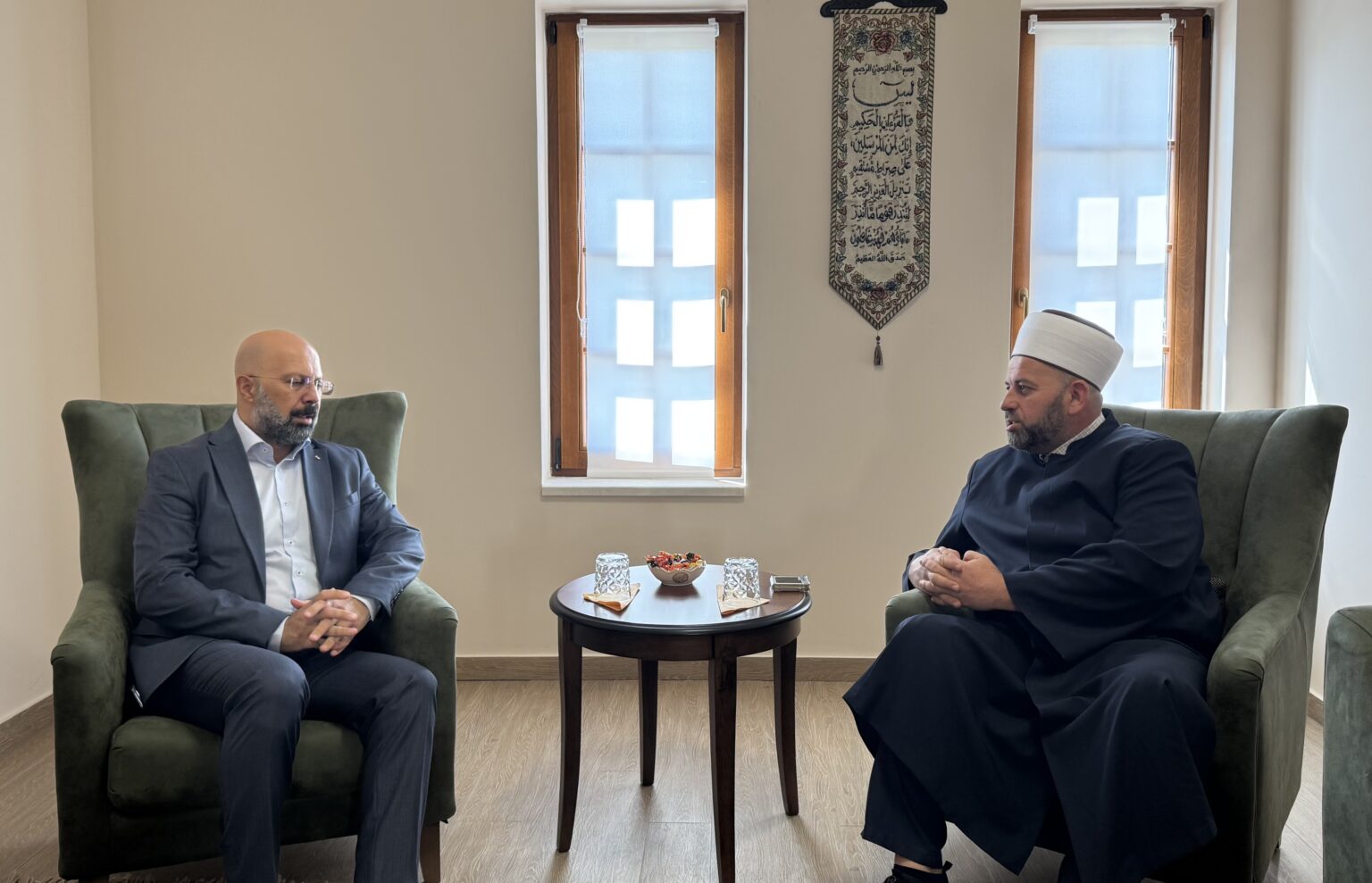 Reis Fejzić ugostio ambasadora Palestine u Crnoj Gori