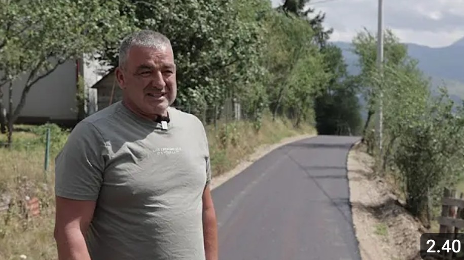 Asfaltirana dionica puta u Bijeloj Crkvi