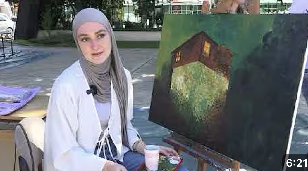 Likovna kolonija „Rožaje Open Art“ pretvorila trg u atelje na otvorenom