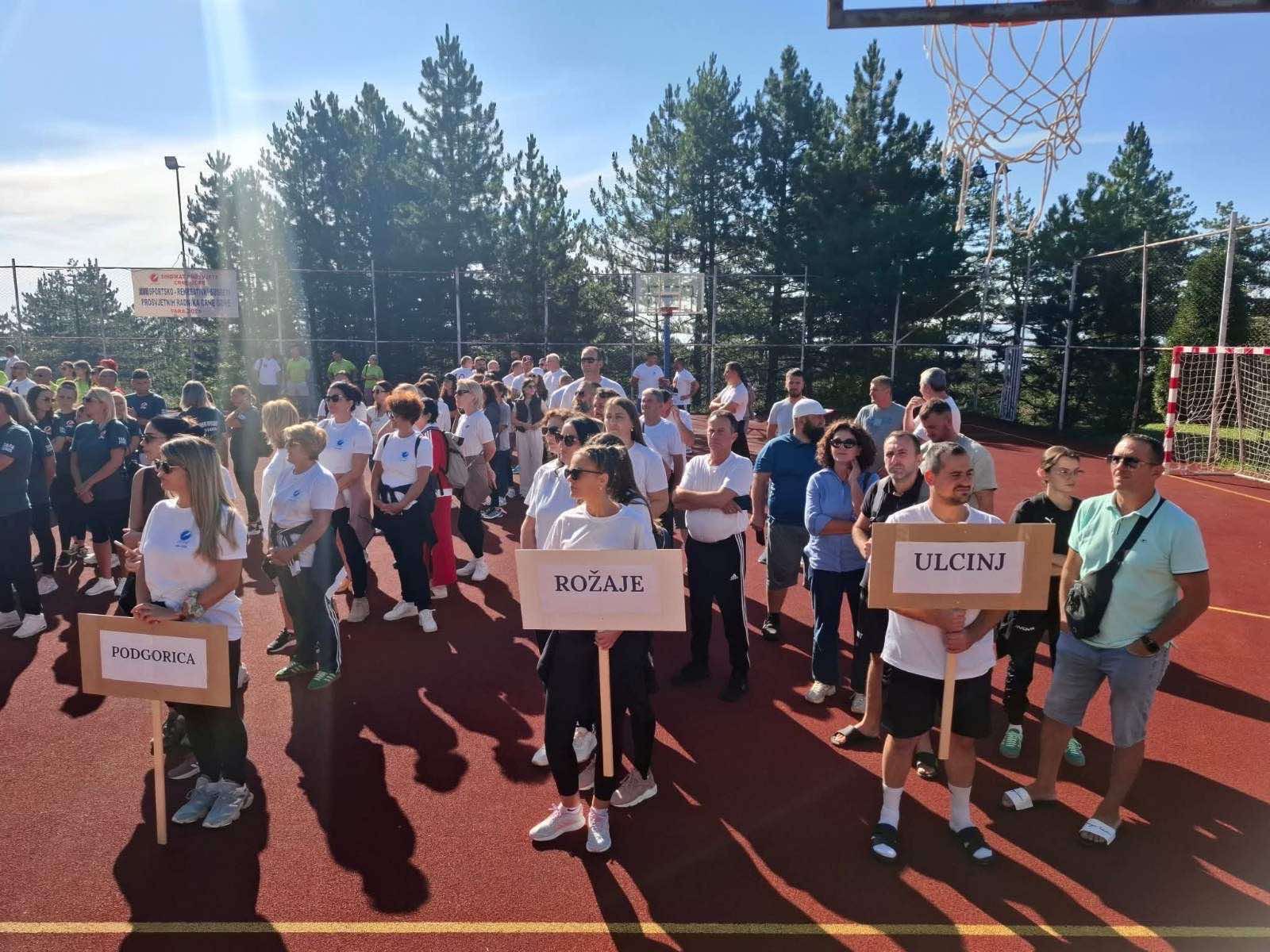 Održani Sportski susreti prosvjetnih radnika Crne Gore, uspješan nastup prosvjetnih radnika iz Rožaja