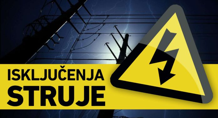 Isključenja struje u Rožajama 9. i 10. septembra