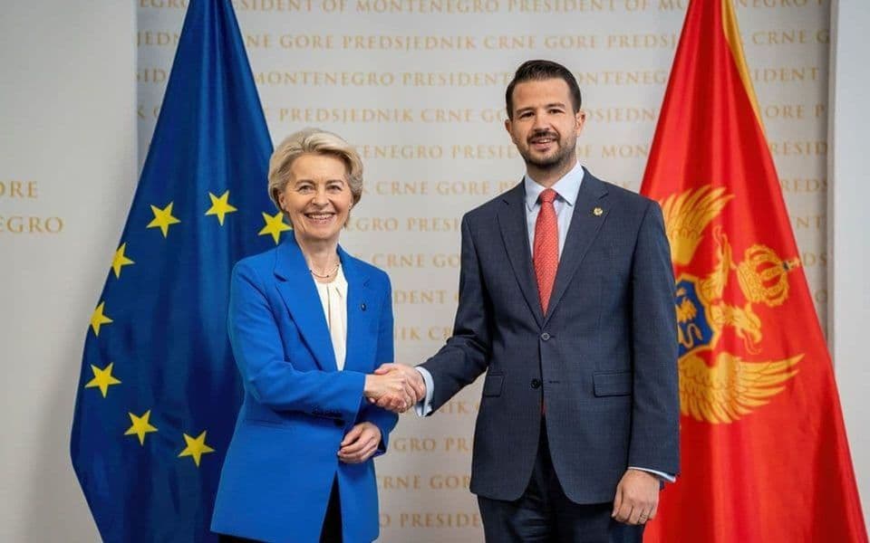 Milatović sa Ursulom fon der Lajen, centralna tema razgovora početak izrade Ugovora o pristupanju Crne Gore EU