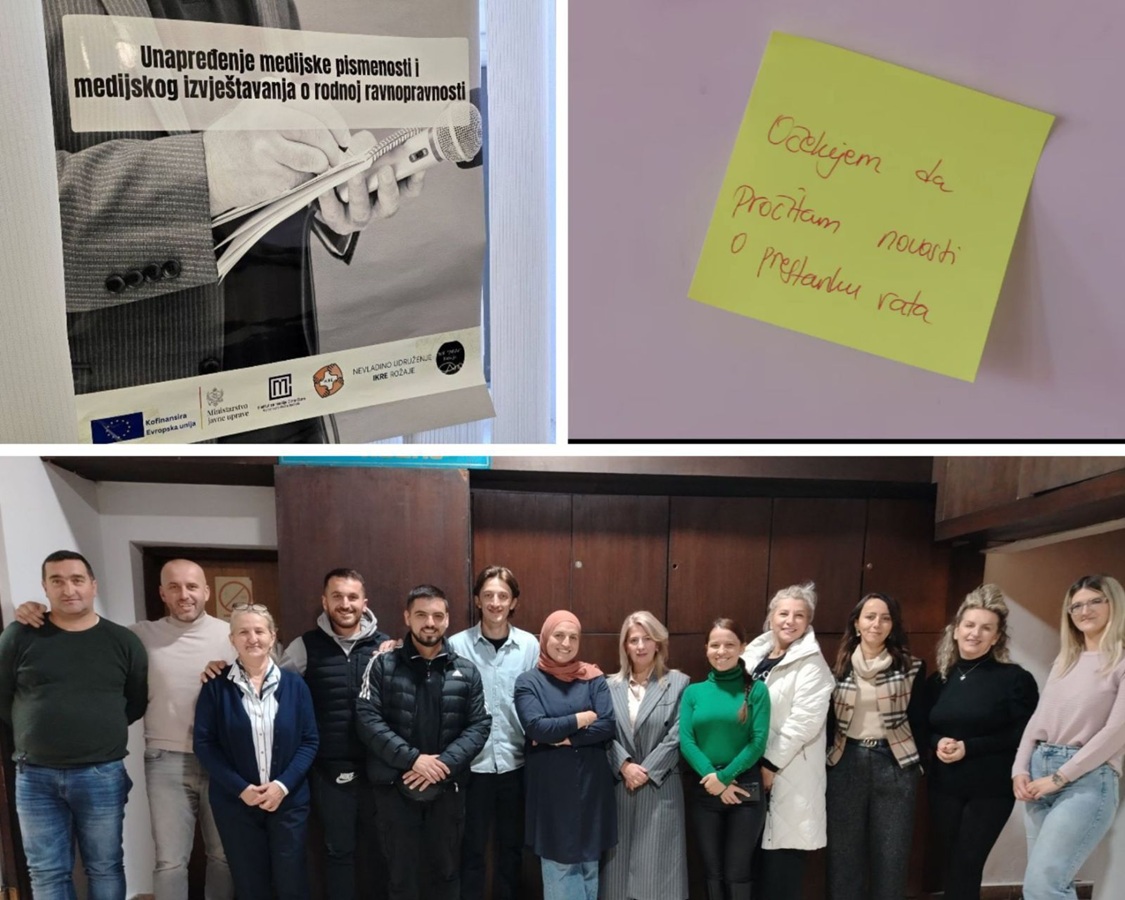 Formirana Mreža lokalnih OCD i novinara/ki u Rožajama radi unapređenja medijske pismenosti i rodne ravnopravnosti