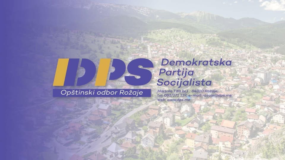 DPS Rožaje: Izražavamo zabrinutost zbog događaja u Podgorici, kao i zbog prijetnji našem vjerskom poglavaru ef. Fejziću