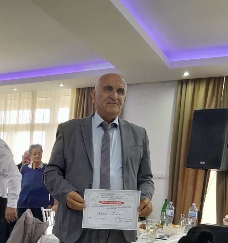 Veteran Refik Kalač dobitnik zahvalnice za doprinos razvoju sporta i zdravih stilova života