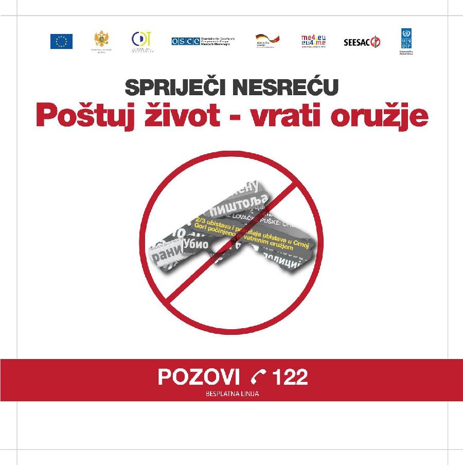 UP: Od početka godine vraćeno gotovo 4.000 komada oružja i više od 120.000 municije