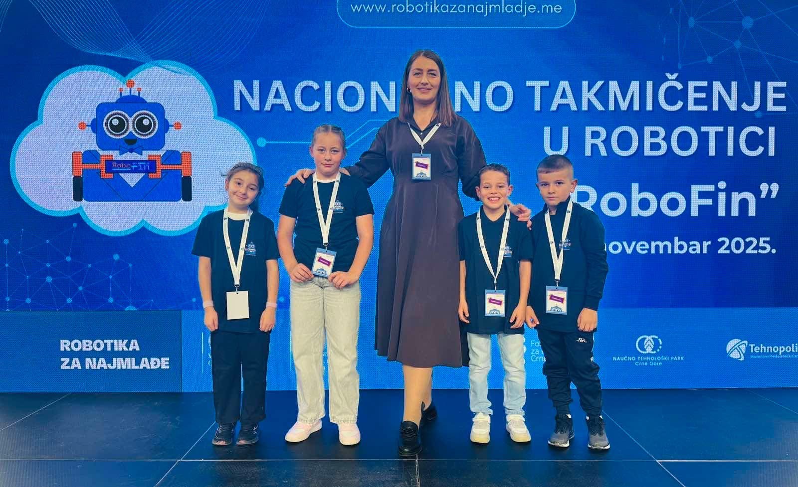 Učešće učenika JU OŠ “Donja Lovnica” na nacionalnom takmičenju u robotici “RoboFin”