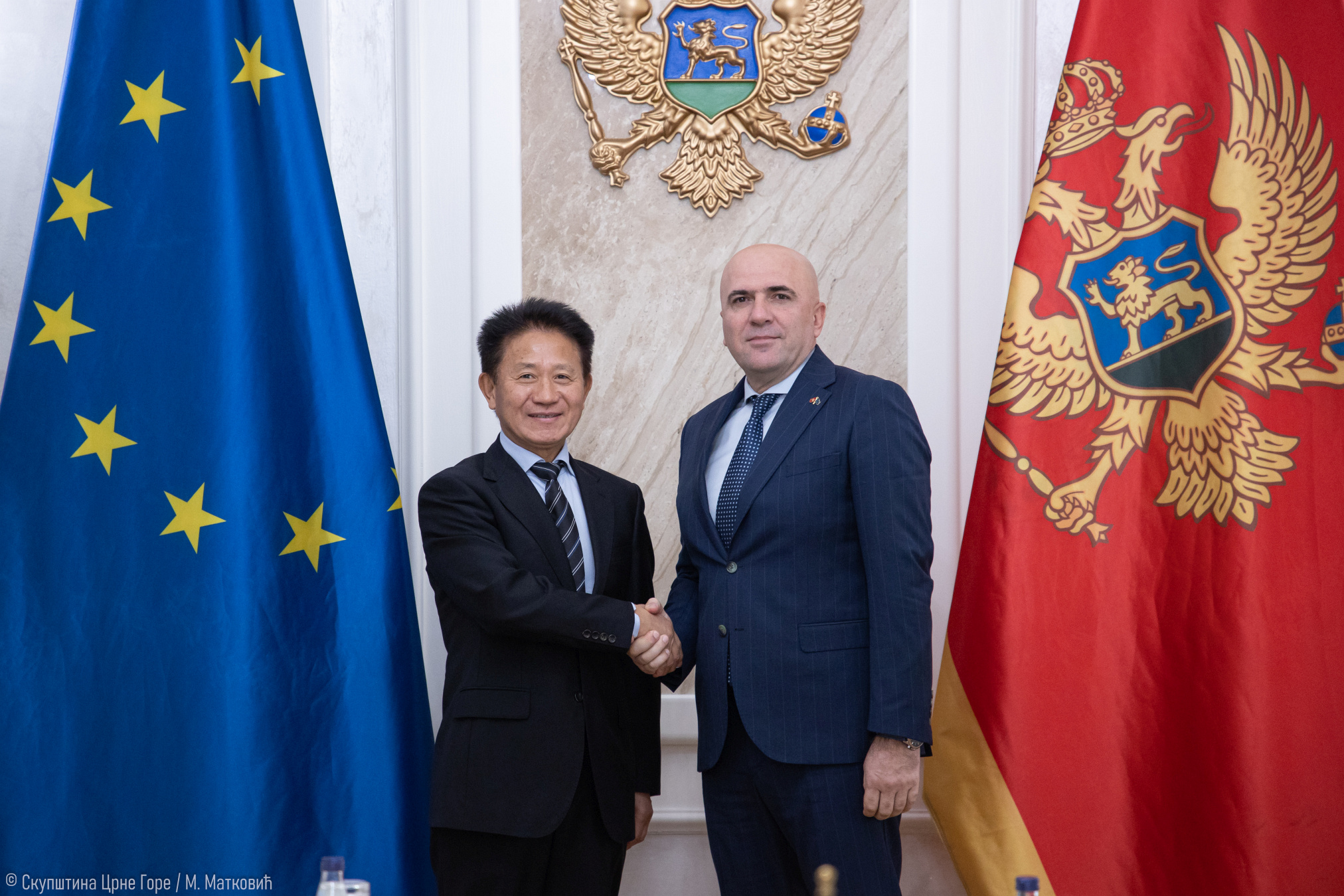 Potpredsjednik Skupštine Crne Gore Mirsad Nurković primio je danas Nj.E. g. Chen Guoyou, specijalnog predstavnika Ministarstva vanjskih poslova Narodne Republike Kine za saradnju Kina–CIEZ (Kina–zemlje centralne i istočne Evrope)