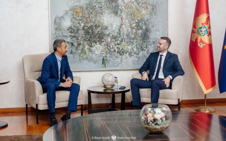 Spajić: Jačati saradnju Crne Gore i UAE u domenu turizma, energetike i inovacija