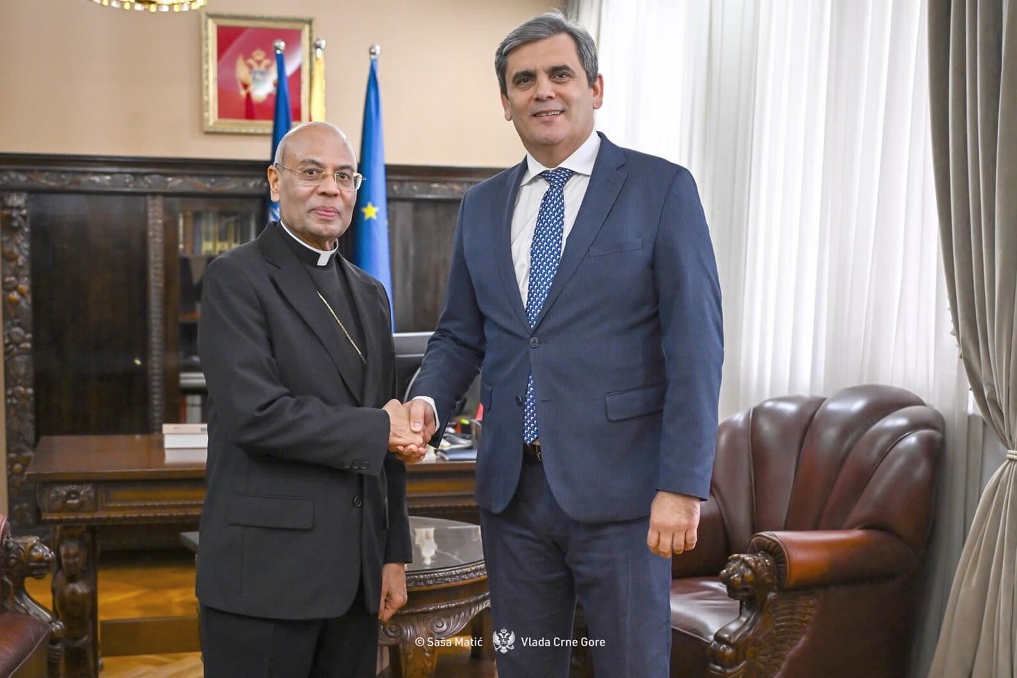 Ibrahimović sa apostolskim nuncijem Čulikatom: Unapređenje saradnje Crne Gore i Svete Stolice