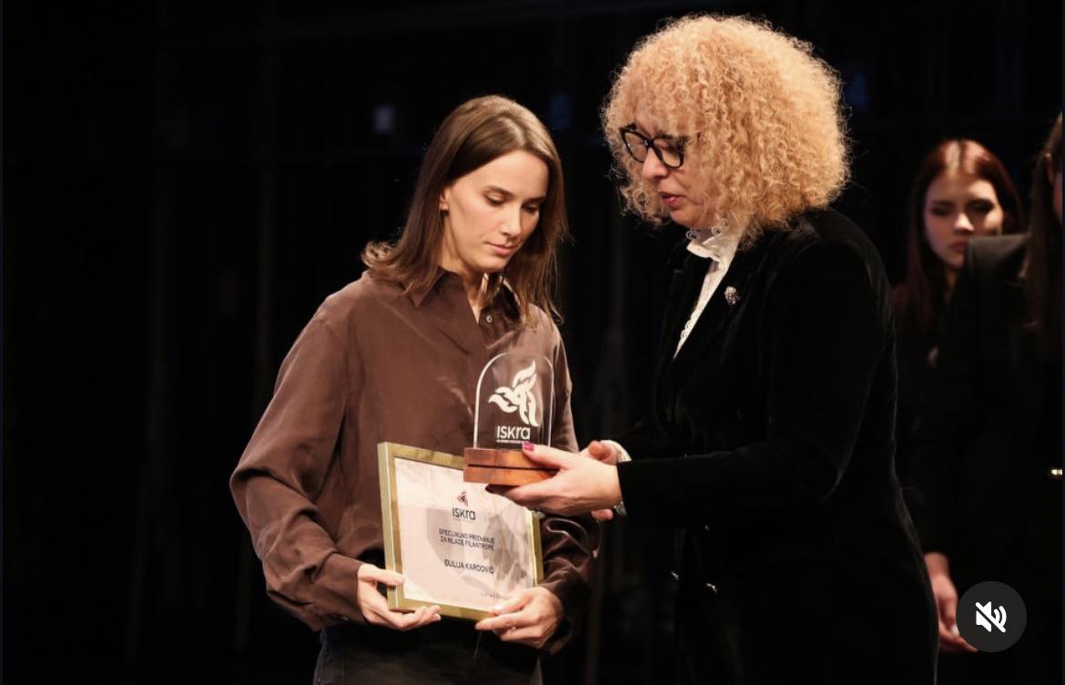 Avdić uputio je čestitke Đuliji Kardović,  laureatkinji nagrade Iskra