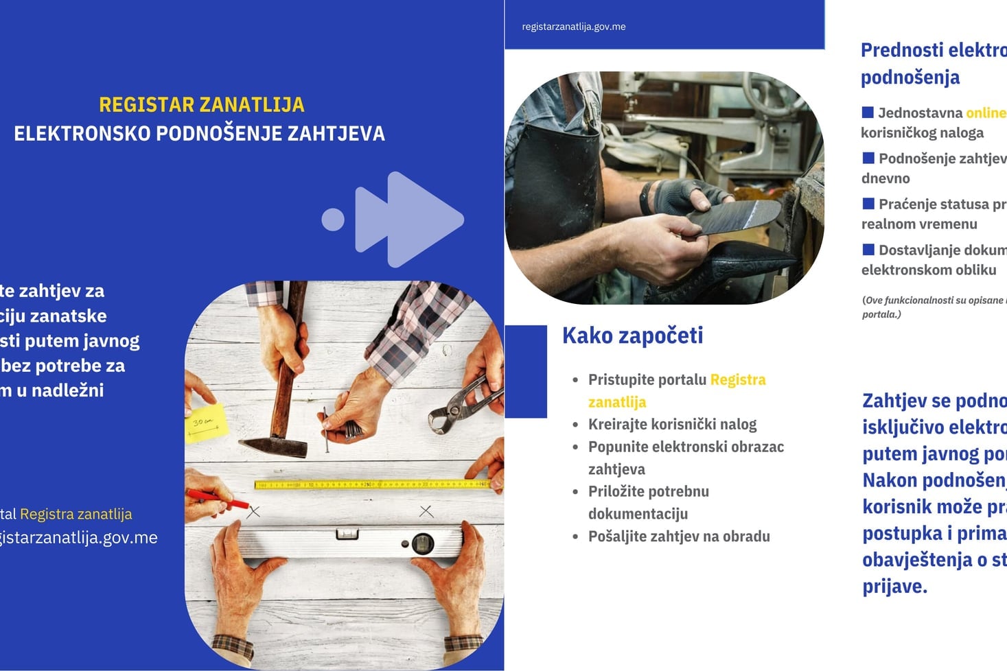 Registar zanatlija počinje rad 1. marta