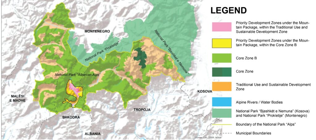 „Planinski paket“ - dogovor od jednog eura koji prijeti nacionalnim parkovima Balkana 7 FOTO 7 Prikaz podrucja Radio televizija Rožaje