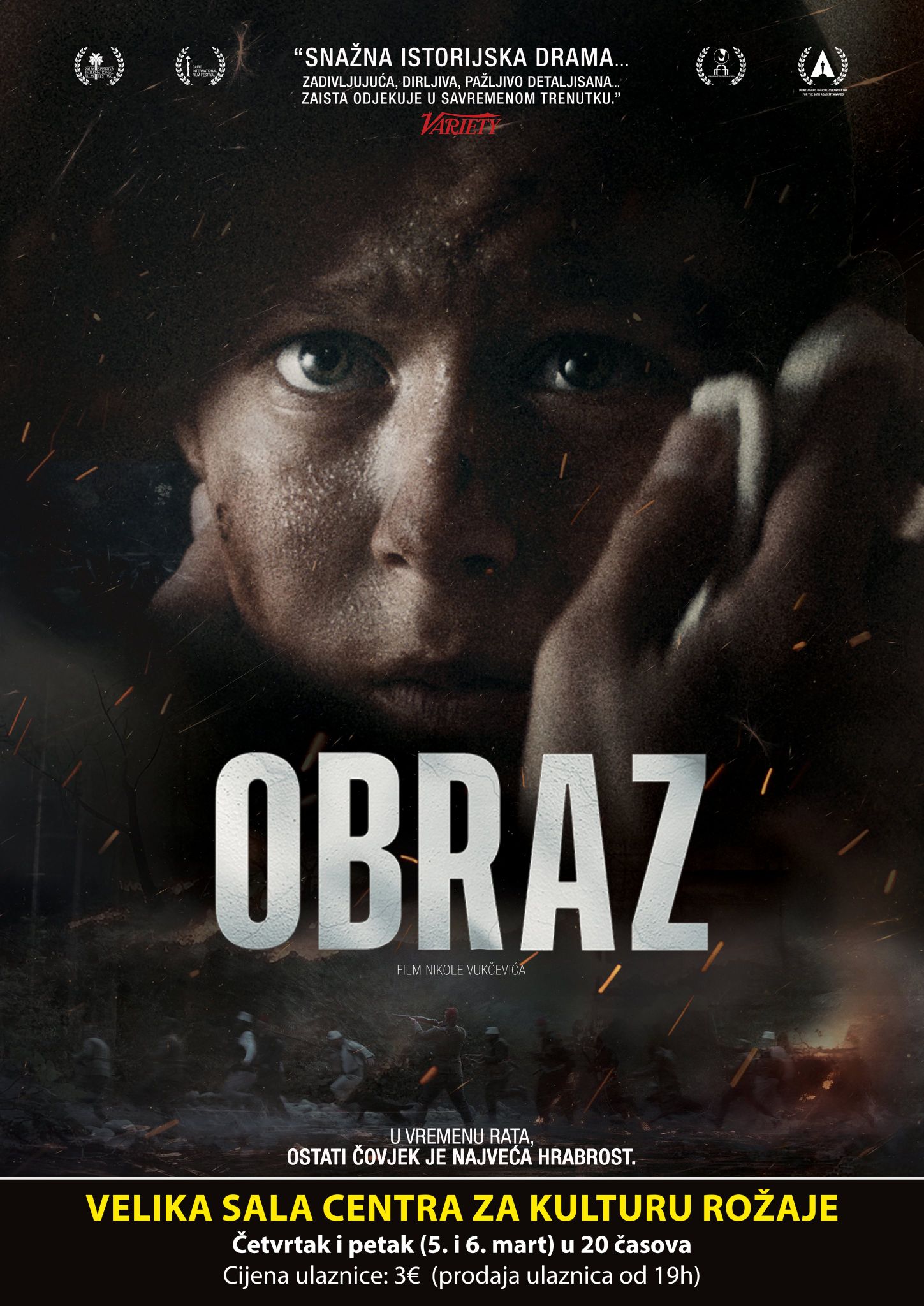 Film „Obraz“ premijerno pred rožajskom publikom u Centru za kulturu