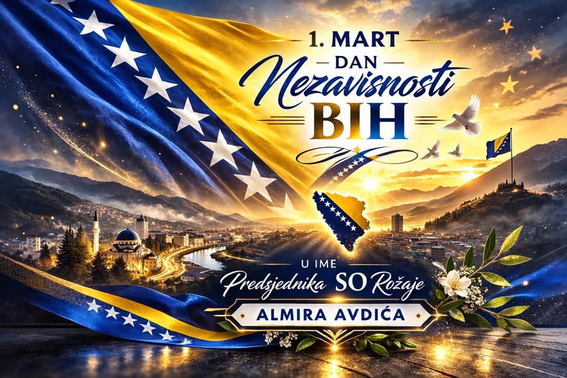 Avdić čestitao Dan nezavisnosti Bosne i Hercegovine