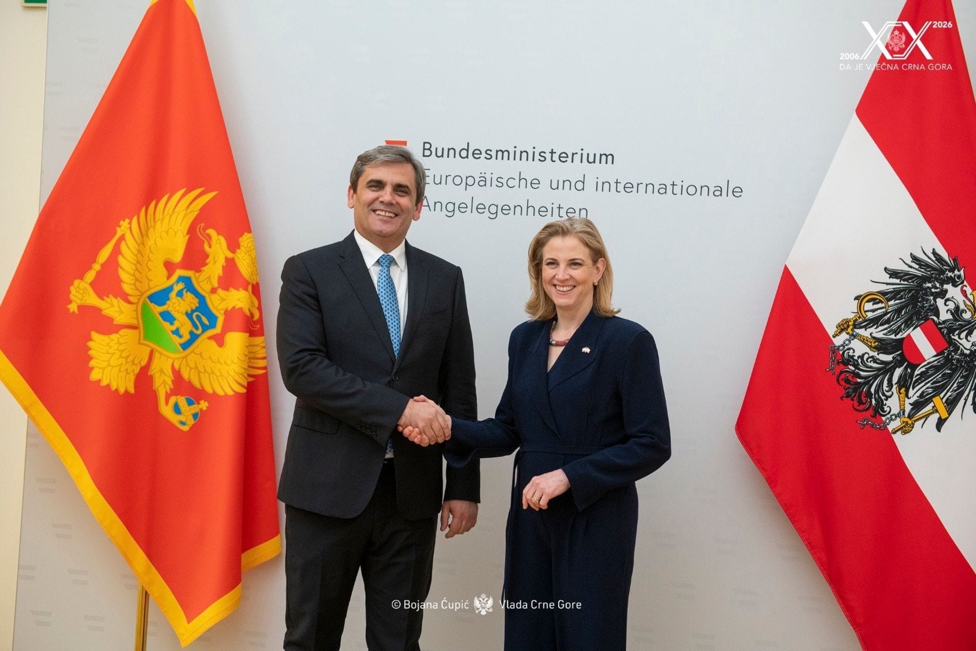 Ibrahimović u zvaničnoj posjeti Beču: Austrija pouzdan partner evropskog puta Crne Gore; jačanje bilateralne saradnje i političkog dijaloga