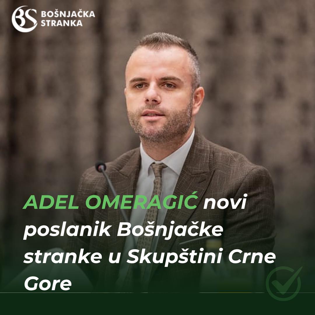 Adel Omeragić novi poslanik Bošnjačke stranke