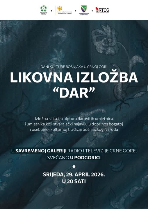 Likovna izložba “DAR” u Podgorici