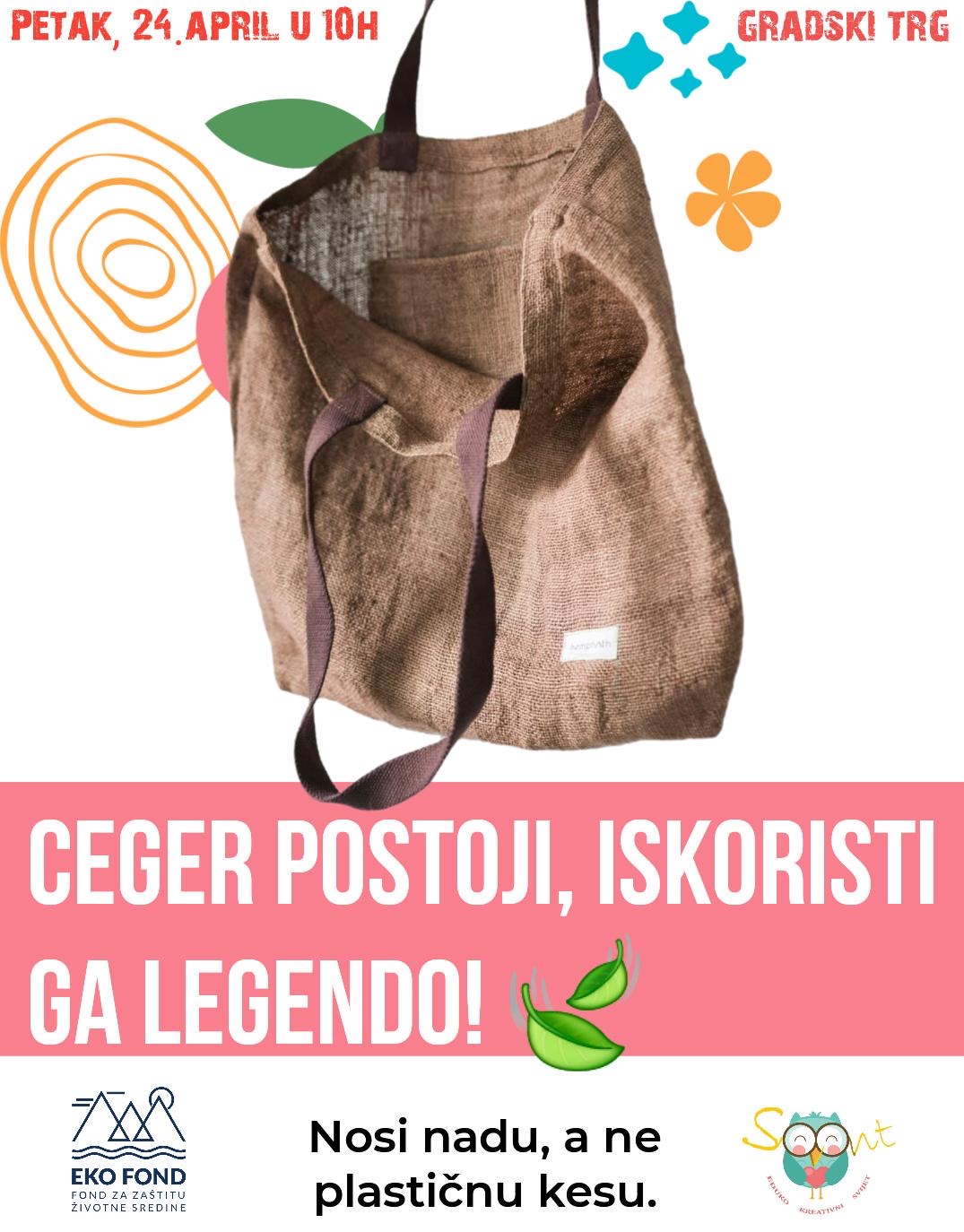 Zamijeni kesu cegerom – napravi razliku! (24. april u 10h)