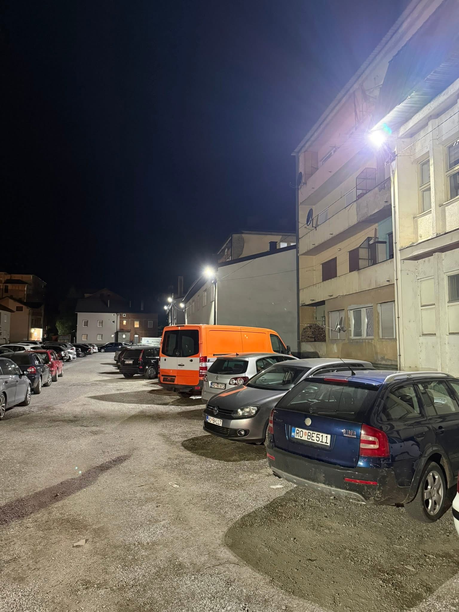 Nova rasvjeta na parkingu iza zgrade Opštine u Rožajama