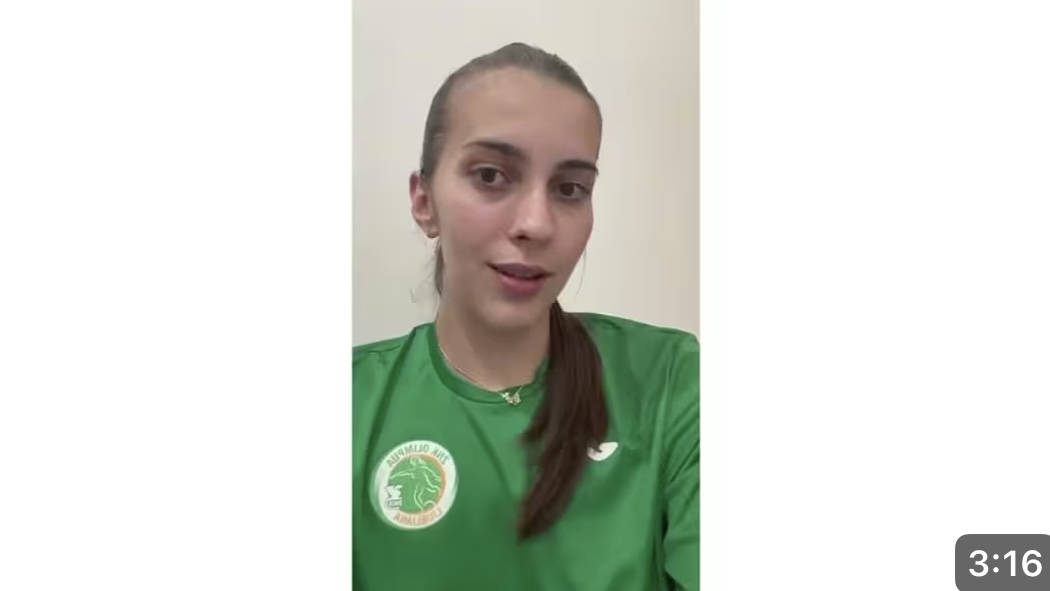 Ajša Kalač na golu reprezentacije Crne Gore i Olimpije iz Ljubljane