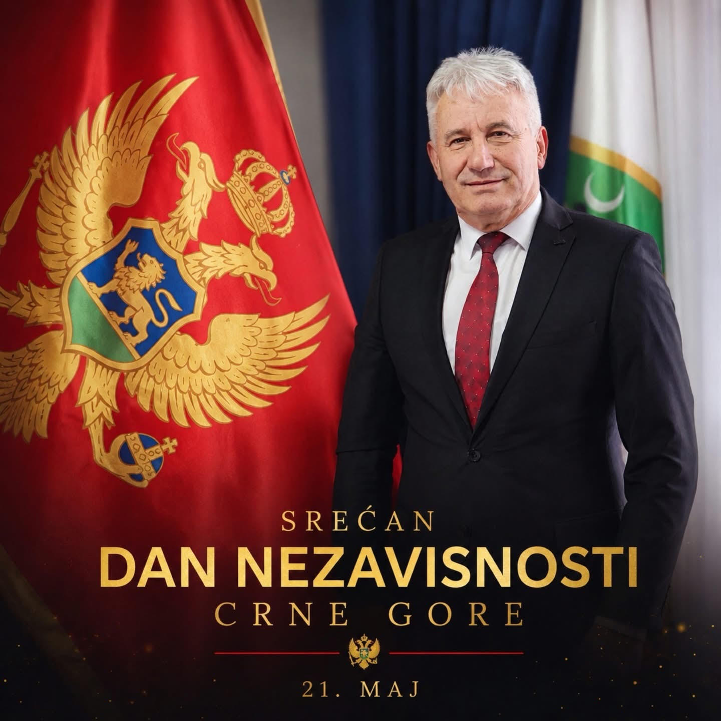 Povodom 21. maja – Dana nezavisnosti Crne Gore, predsjednik Opštine Rahman Husović uputio je iskrene čestitke svim građanima Rožaja i Crne Gore
