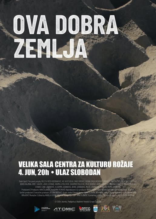 Dokumentarni film "Ova dobra zemlja" Vladimira Perovića – odu planini i ljudima planine pogledajte u Bioskopu Centra za kulturu Rožaje 4. juna 2026. godine u 20 časova 14 711513807 1407956411359712 3983479746591155467 n Radio televizija Rožaje