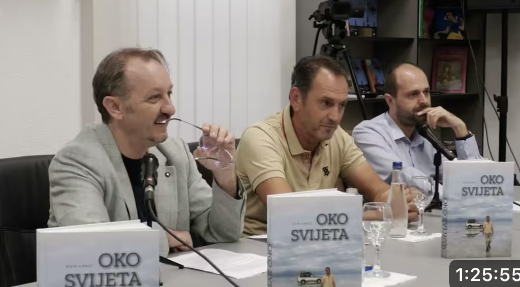 Put oko svijeta u prepunoj čitaonici: Rožajska publika uživala u pričama Edina Krnića 📖