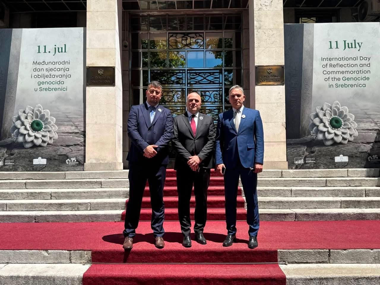 AVDIĆ I DACIĆ PRISUSTVOVALI OBILJEŽAVANJU MEĐUNARODNOG DANA SJEĆANJA NA GENOCID U SREBRENICI