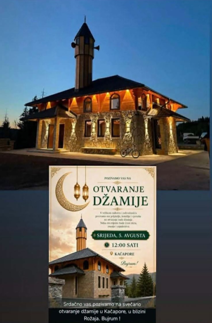 Svečano otvaranje džamije SEMIH EFENDIJA, Kačapore