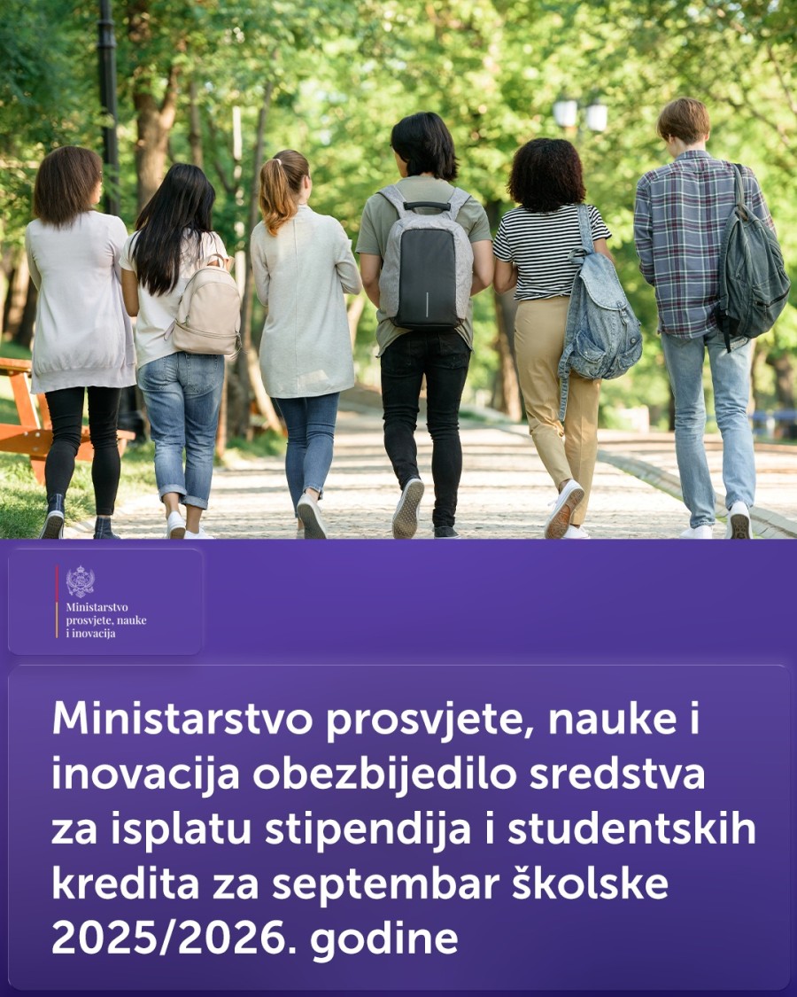 MPNI: Za stipendije i studentske kredite 918.000 eura
